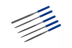 Набор надфилей КОБАЛЬТ №1 160х70х4 мм (круг, полукруг, треугольник, квадрат, плоский) фото 2